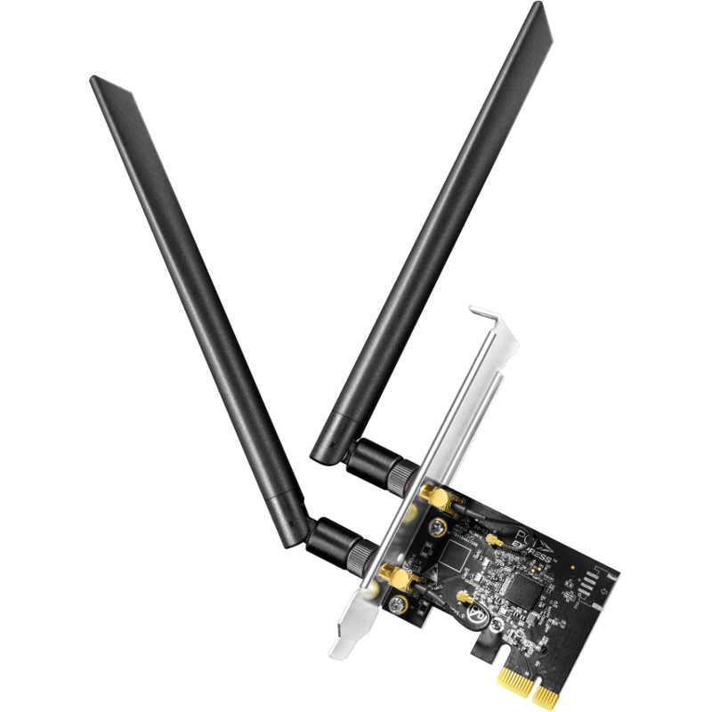 Wi-Fi адаптер Cudy WE1300 PCI Express, Wi-Fi 5, 2,4 и 5 ГГц, внешние антенны, фото 2