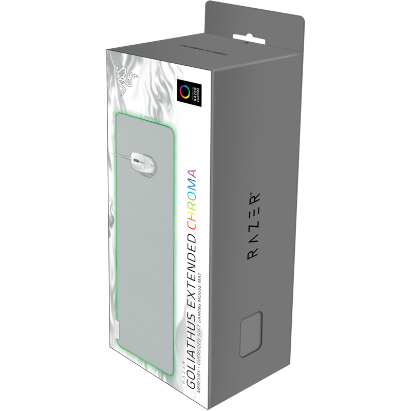 Коврик для мыши Razer Goliathus Extended Chroma - Mercury RZ02-02500314-R3M1, размер XXL, ткань, фото 3
