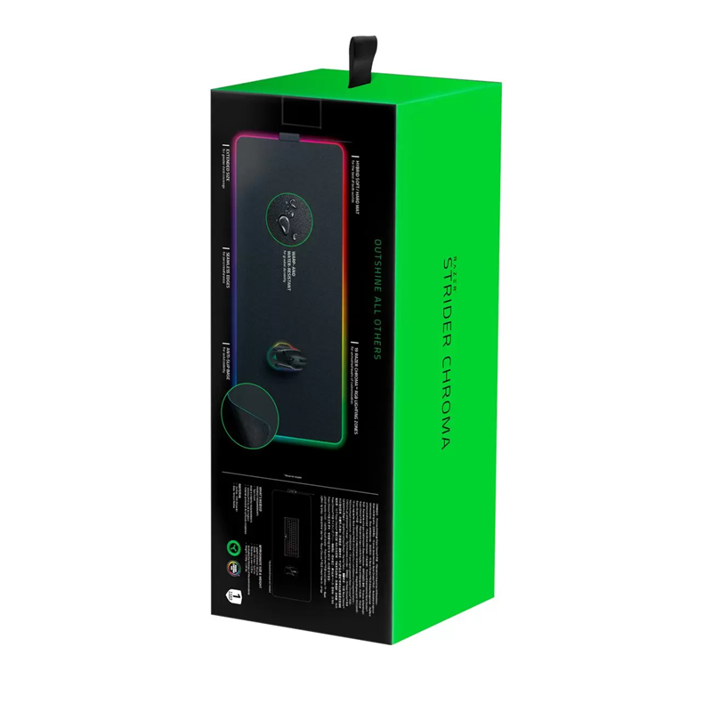 Коврик для мыши Razer Strider Chroma RZ02-04490100-R3M1, размер XL, пластик, фото 5