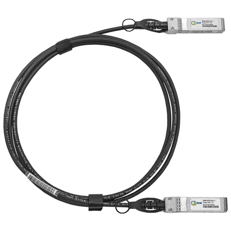 Кабель прямого подключения SNR SNR-SFP+DA-3, SFP+, 10 Гбит/с, длина 3 м, фото 4