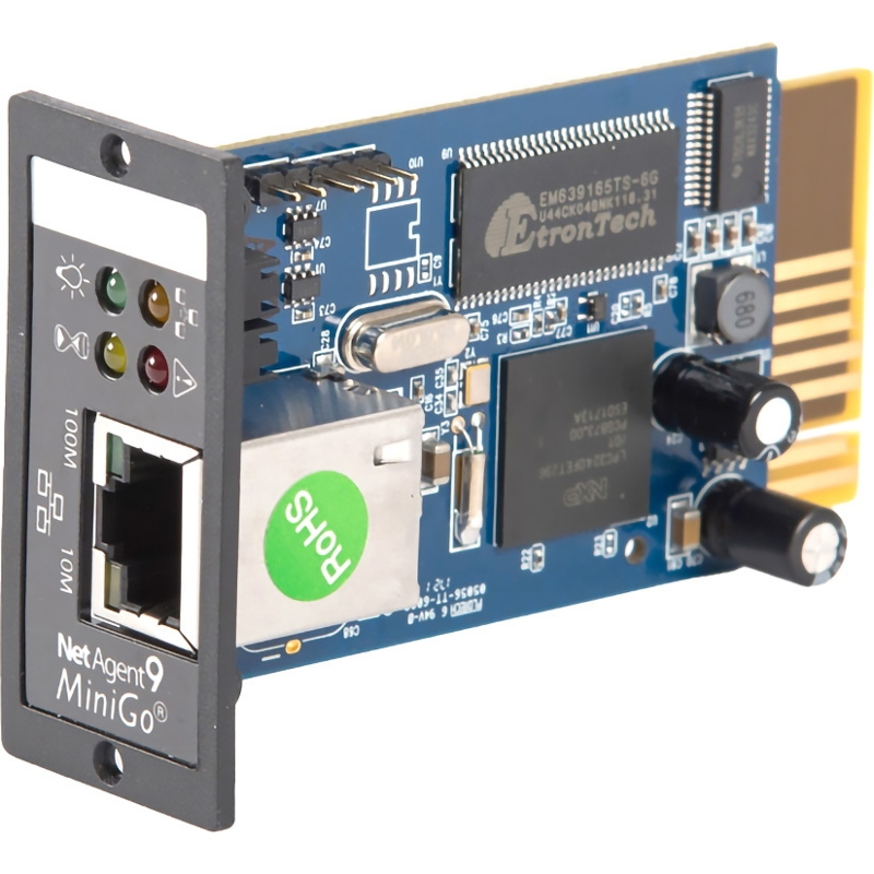 SNMP-карта Ермак Megatec DL801 NetAgent9, порт RJ-45, для мини-слота ИБП, фото 4