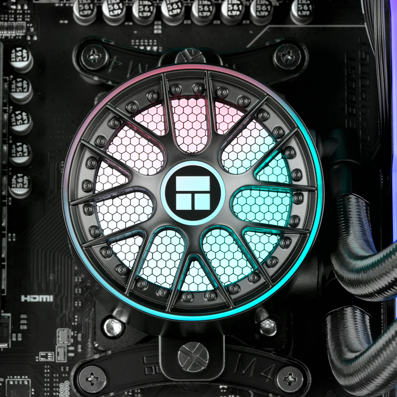 Система жидкостного охлаждения Thermalright Aqua Elite 240 V6, вентилятор 120 мм, чёрный, фото 6