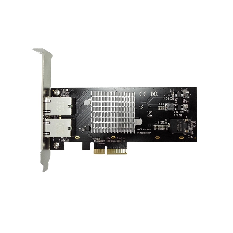 Сетевая карта Sunrich N-440, 2 порта RJ-45 10 Гбит/с, PCIe 3.0 x4, Intel X550-AT2, фото 2