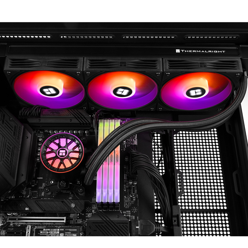 Система жидкостного охлаждения Thermalright Aqua Elite 360 V6, вентилятор 120 мм, чёрный, фото 7