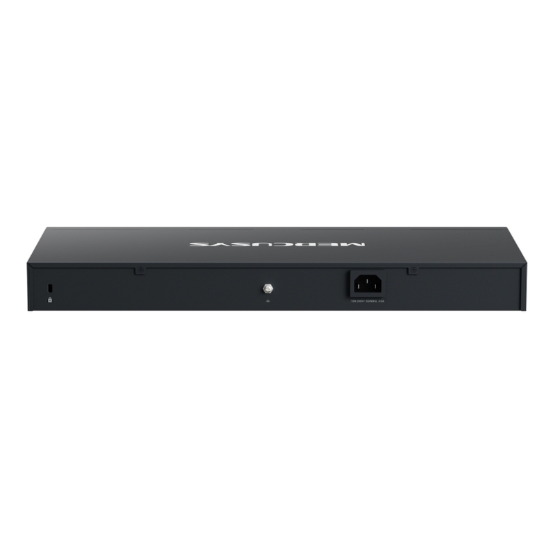 Коммутатор Mercusys MS128GP неуправляемый, 24 порта PoE+ 1 Гбит/с, 2 SFP, 295 Вт, для стойки, фото 3