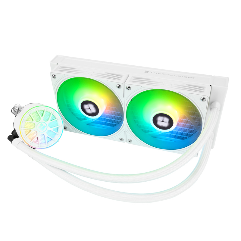Система жидкостного охлаждения Thermalright Aqua Elite 240 V6, вентилятор 120 мм, белый, фото 3