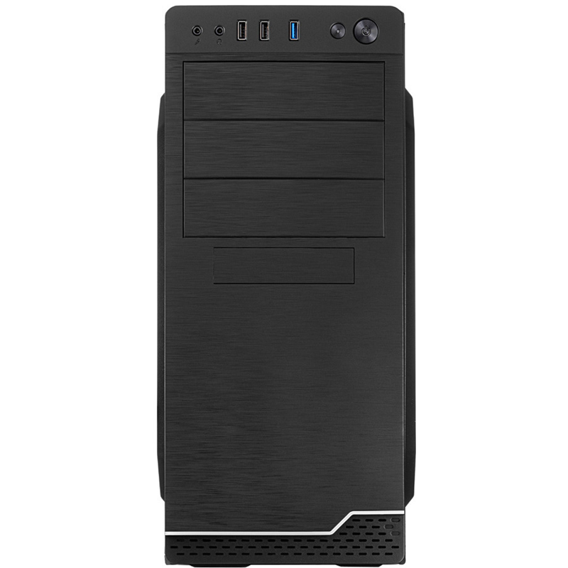 Корпус для ПК Foxline FL-816, Midi Tower, с БП 450 Вт, чёрный, под ATX, mATX, Mini-ITX, фото 3