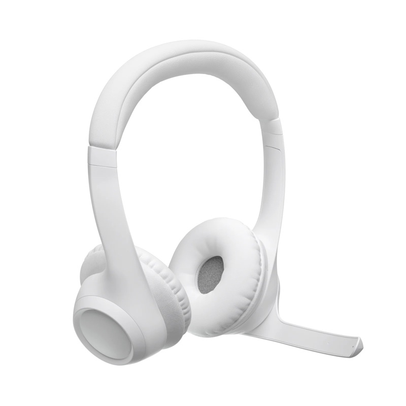 Гарнитура Logitech Zone 300, Bluetooth 5.3, накладные, белый, микрофон поворотный, для офиса, фото 4