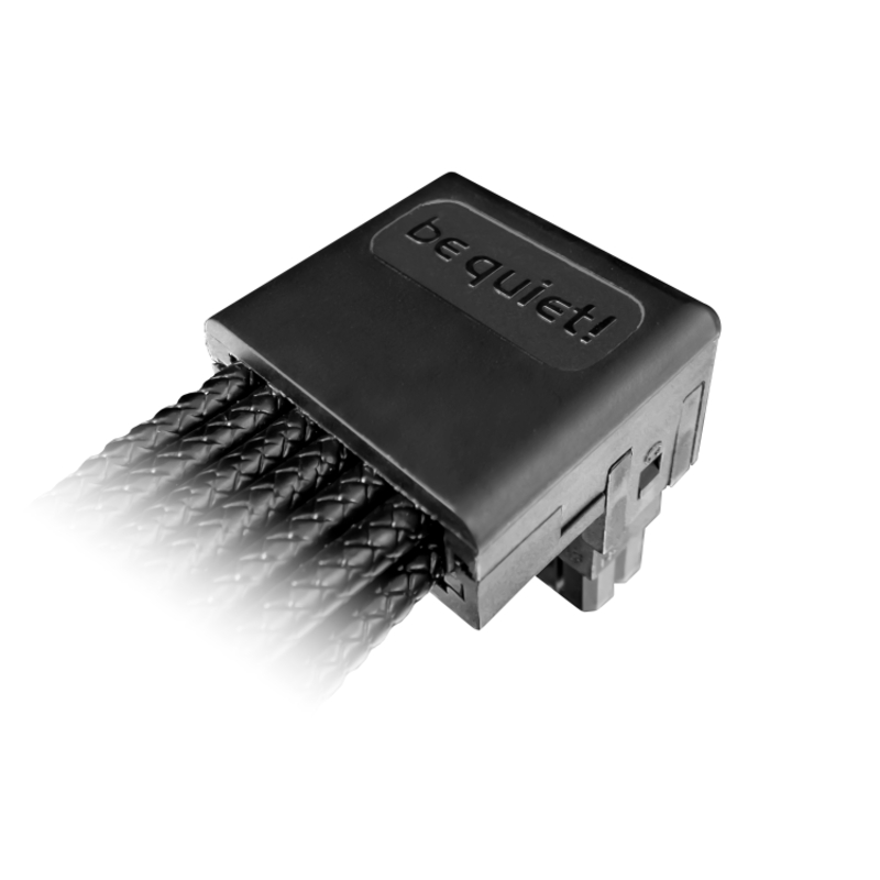 Кабель для корпуса Cable be quiet! 12V-2X6 12VHPWR 90° CABLE PCI-E, 700mm, Black (be quiet! BC073), фото 3