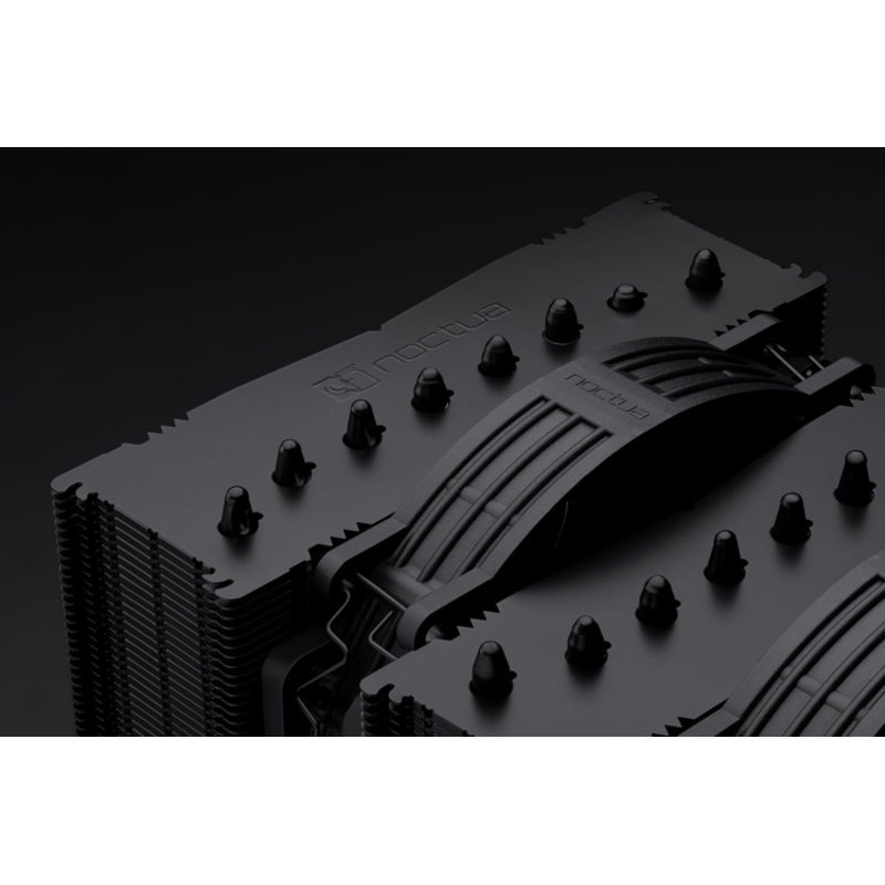 Кулер для процессора Noctua NH-D15 G2 chromax.black, до 228 Вт, вентилятор 140 мм, шум 24.8 дБА, фото 5