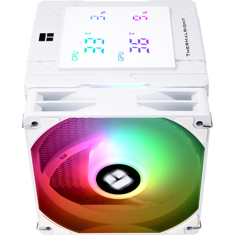Кулер для процессора Thermalright Peerless Assassin 120 Digital, вентилятор 120 мм, шум 25.6 дБА, белый, фото 4