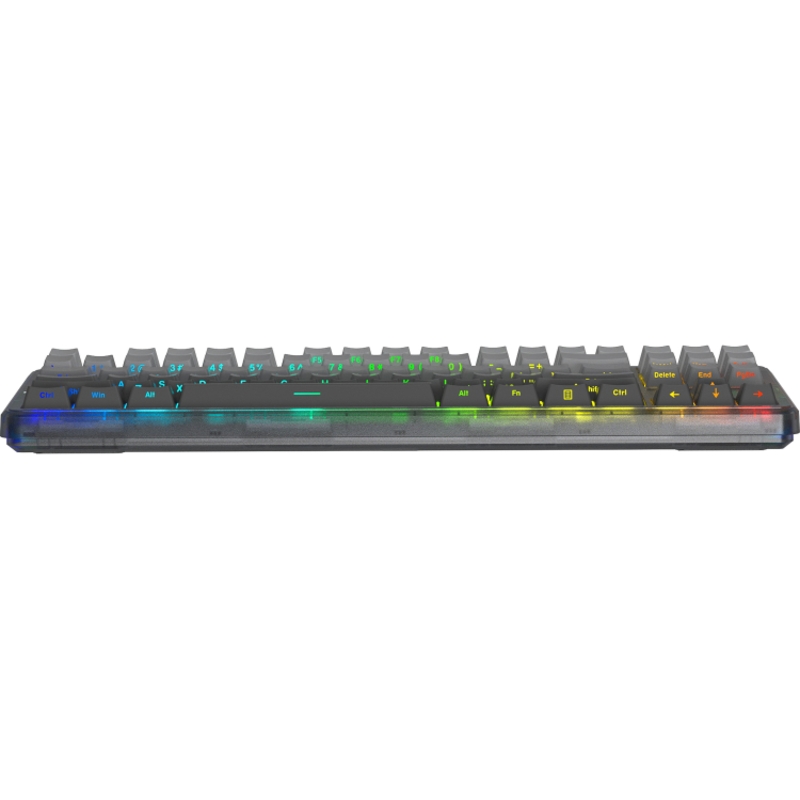 Клавиатура AULA F87 3in1 Gradient, проводное и беспроводное подключение, серый, подсветка, фото 2
