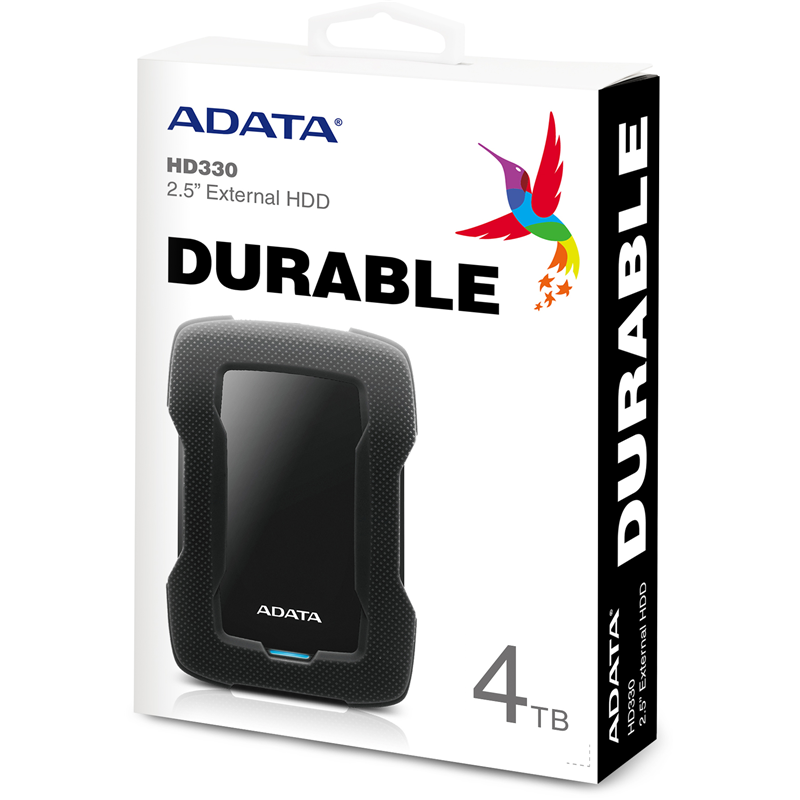 Внешний накопитель ADATA AHD330-4TU31-CBK, HDD 4 ТБ, USB 3.2 Gen 1 Type-A, фото 5