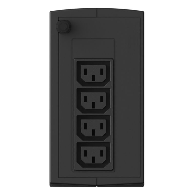 ИБП CBR Line Interactive 875VA, 875 ВА, 480 Вт, 4 розетки, IEC C13, фото 3