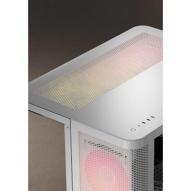 Корпус для ПК Corsair AIR 5400 RS-R ARGB, Midi Tower, белый, материал закалённое стекло, сталь, фото 6