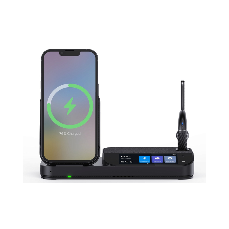 Гарнитура Yealink BH71 Workstation, Bluetooth 5.2, на одно ухо, 4 микрофона, зарядный кейс, фото 5