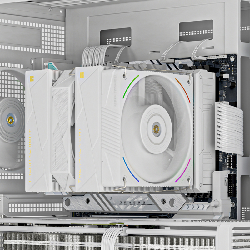 Кулер для процессора Thermalright Royal Pretor 130 Ultra, вентилятор 120 мм, шум 28.3 дБА, белый, фото 6