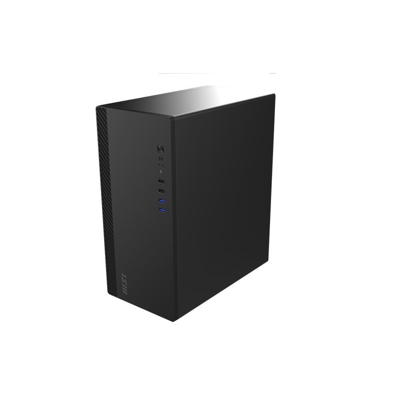 Корпус для ПК MSI PRO SHIELD M100P, Midi Tower, чёрный, под mATX, Mini-ITX, материал сталь, фото 6