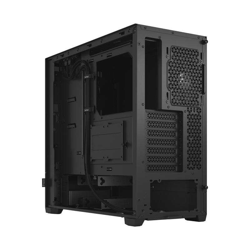 Корпус ПК без блока Case Fractal Design Pop Air Solid, Midi-Tower, 3x120mm, 2xUSB-A 3.2 ATX, mATX, mITX Black, фото 8