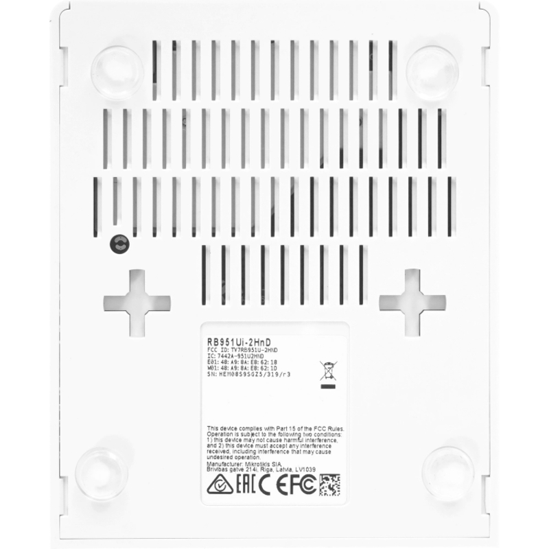 Wi-Fi роутер MikroTik RB951Ui-2HnD, 2,4 ГГц, 5 портов 100 Мбит/с, USB 2.0, VPN, фото 6