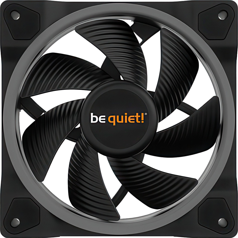 Корпусной вентилятор be quiet! Cooler LIGHT WINGS, вентилятор 120 мм, 1700 об/мин, поток 41.5 CFM, шум 20.6 дБА, фото 7