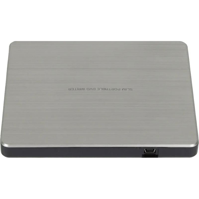 Оптический привод LG DVD-RW ext. GP60NS60.AUAE12S, внешний, DVD-ROM привод, серебристый, фото 3