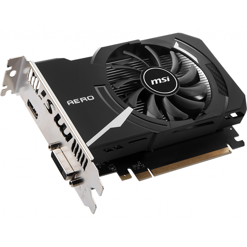 Видеокарта MSI NVIDIA GeForce GT 1030 AERO ITX 2GD4 OC, 2 ГБ видеопамяти, SDDR4, фото 2