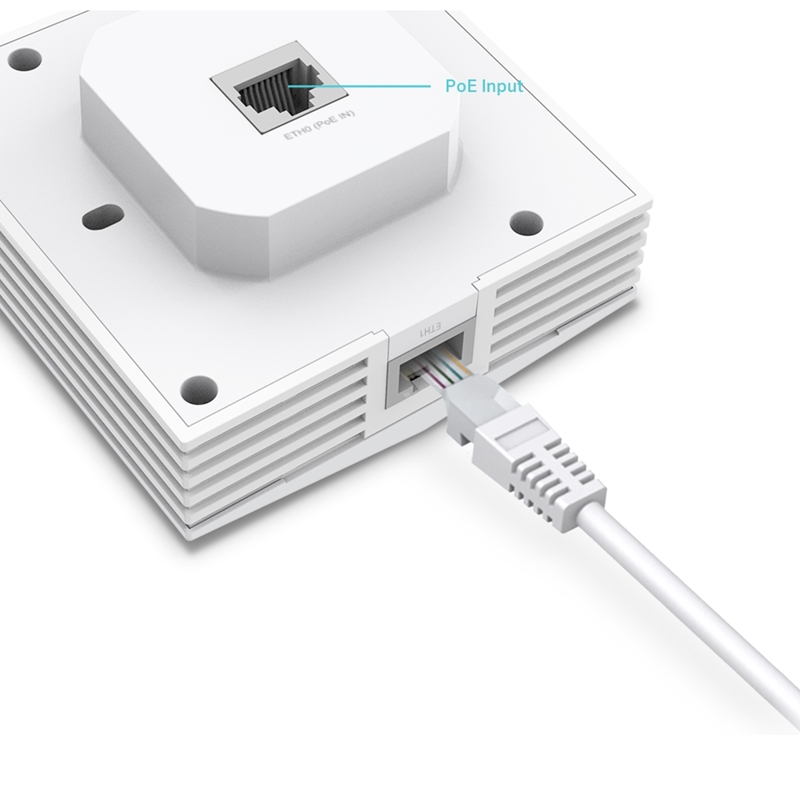 Настенная точка доступа TP-Link EAP650-Wall, Wi-Fi 6, AX3000, 2 порта 1 Гбит/с, PoE, фото 4
