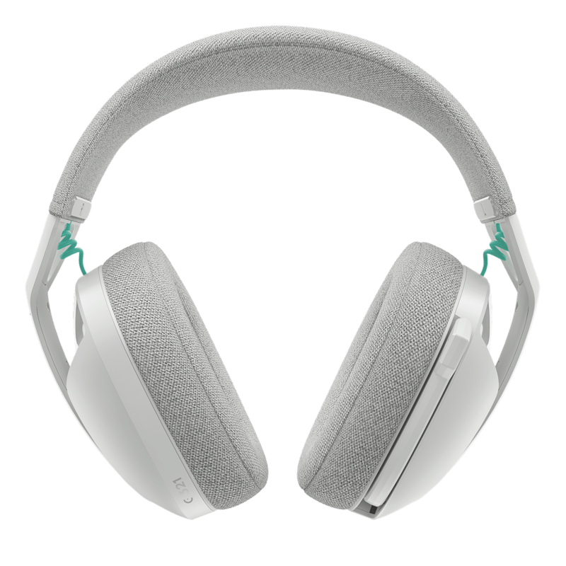 Гарнитура Logitech G321 LIGHTSPEED, радиоканал, Bluetooth 5.2, полноразмерные, белый, микрофон поворотный, фото 6