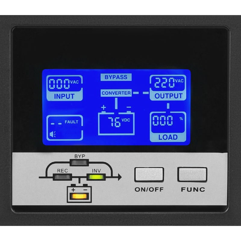 ИБП Hiden EXPERT UDC9202H-RT онлайн, 2000 ВА / 1800 Вт, стоечный или напольный, 6 × IEC C13, фото 8