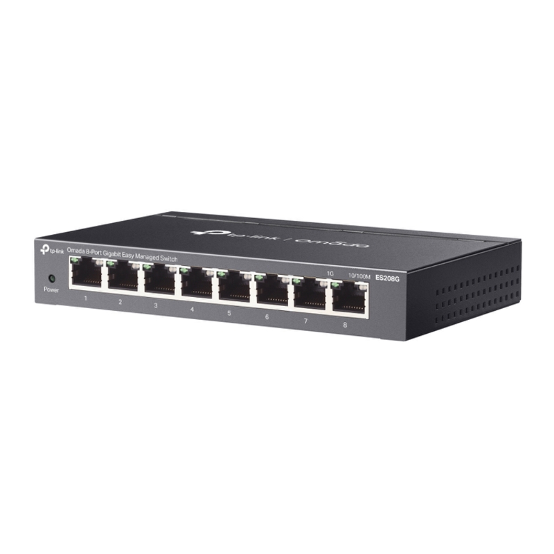Коммутатор TP-Link Omada ES208G с облегчённым управлением, 8 портов 1 Гбит/с, фото 3