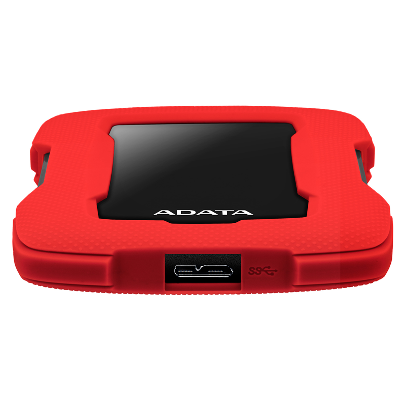 Внешний жёсткий диск 2TB ADATA HD330 (Red), Silicone, USB 3.2 Gen1, 133x89x16mm, 190g (ADATA AHD330-2TU31-CRD), фото 6