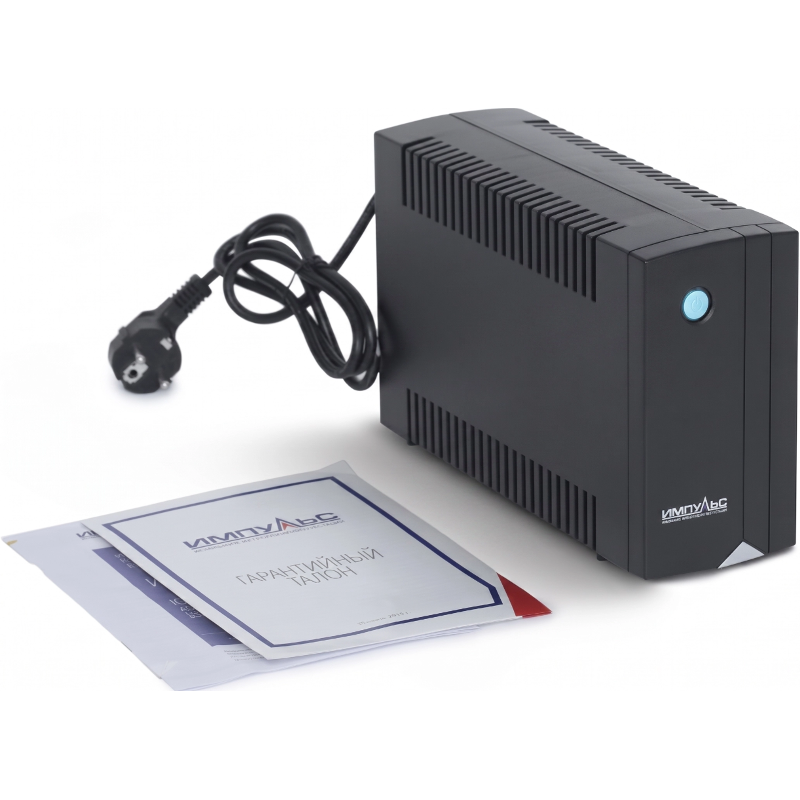 ИБП Импульс line-interactive SW rack SL12201, 1000 ВА, 600 Вт, 6 розеток, IEC C13, фото 2
