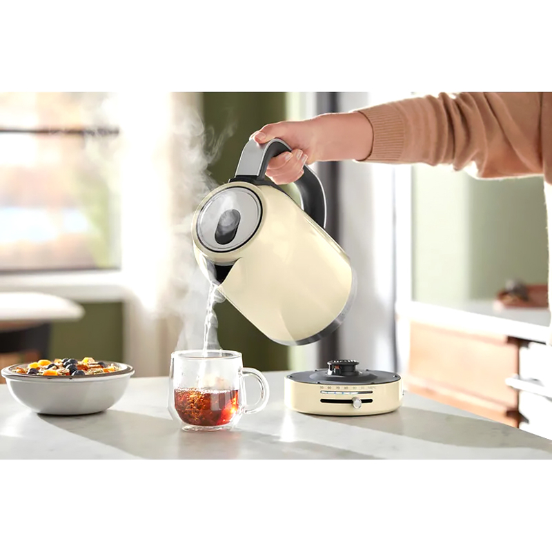 Электрочайник KitchenAid 5KEK1701EAC, 1,7 л, 2400 Вт, 7 режимов температуры, кремовый, фото 8