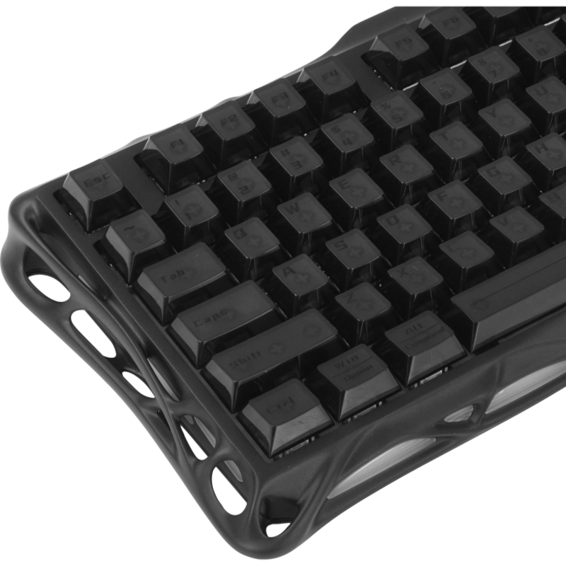 Клавиатура Gravastar Mercury K1 XTAL BLK, беспроводное подключение, белый, фото 3