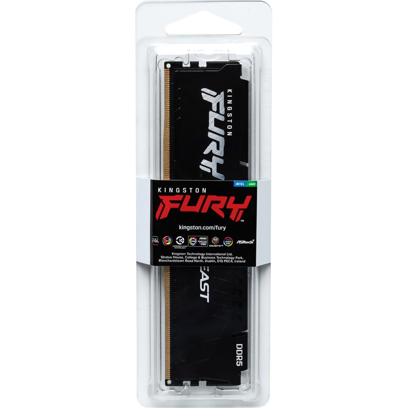 Оперативная память Kingston KF560C30BBE-32, 32 ГБ, DDR5, 6000 МГц, DIMM, PC5-48000, CL30, фото 6
