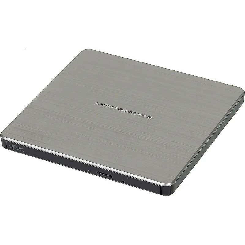 Оптический привод LG DVD-RW ext. GP60NS60.AUAE12S, внешний, DVD-ROM привод, серебристый, фото 2