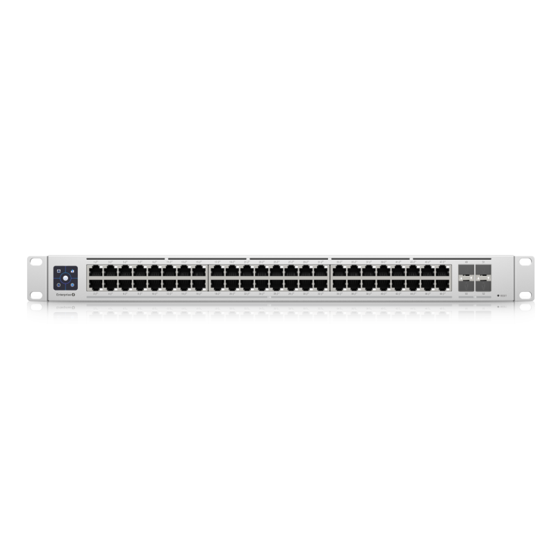 Коммутатор Ubiquiti USW-Enterprise-48-PoE уровня L3, 48 портов 2,5 Гбит/с PoE+, 4 SFP+, фото 2