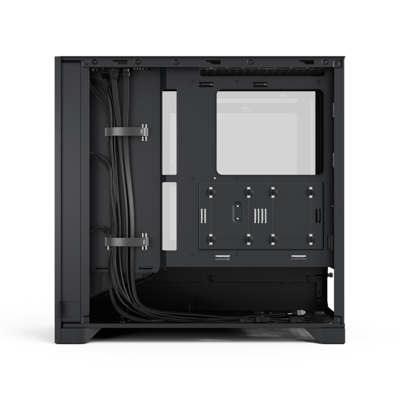 Корпус ПК без блока Case Fractal Design Pop 2 Air TG RGB, Midi-Tower, 3x120mm, 1xUSB-C + 1xUSB-A 3.2 ATX, mATX, mITX Black, фото 10