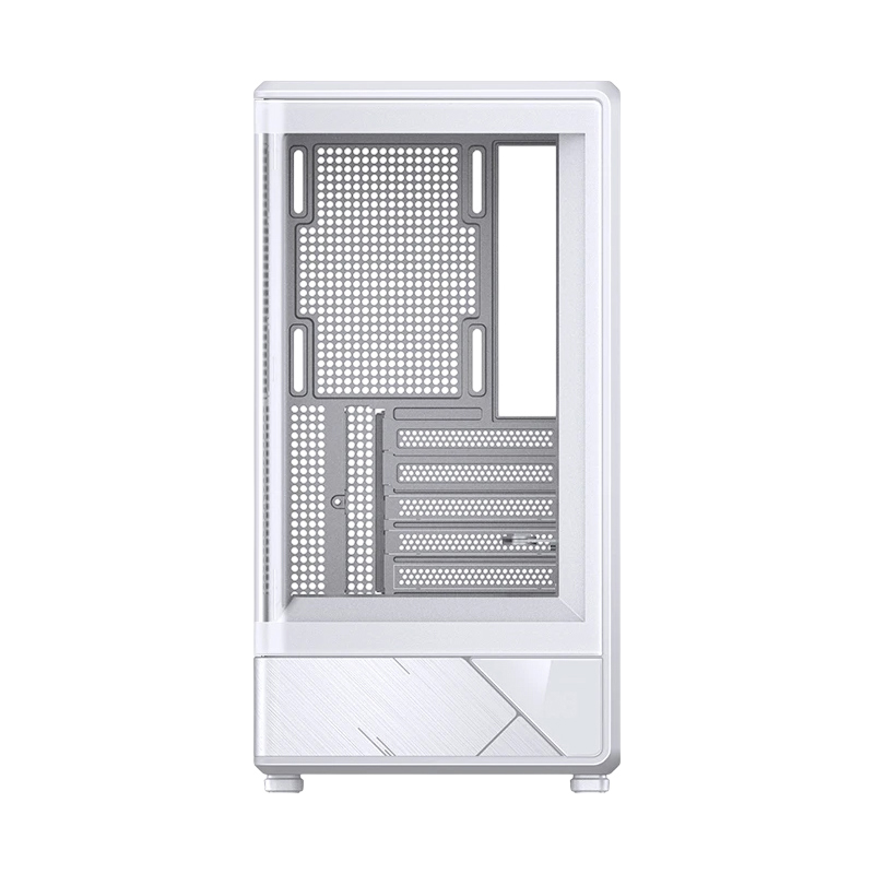 Корпус для ПК Jonsbo D200, Mini Tower, белый, под mATX, Mini-ITX, материал закалённое стекло, сталь, фото 6