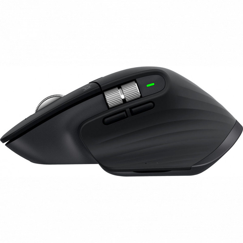 Мышь Logitech MX Master 3S GRAPHITE, Bluetooth, 8000 dpi, графит, фото 5