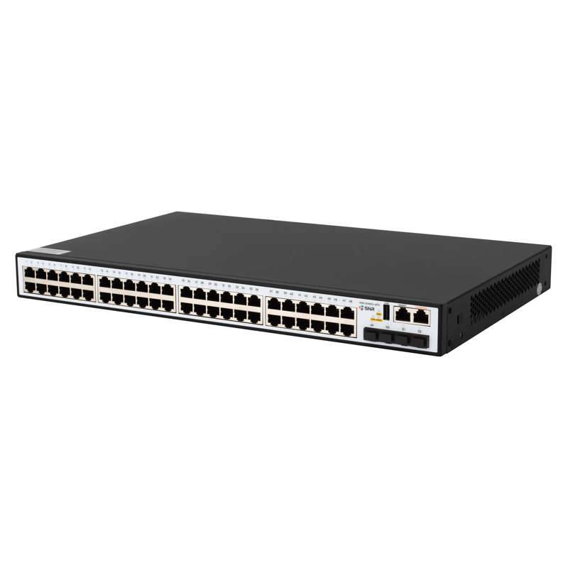 Коммутатор SNR-S2989G-48TX-RPS управляемый L2, 4 порта SFP, для стойки, фото 2