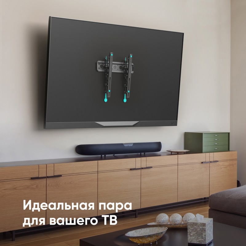 Кронштейн Onkron 32-70'' 400*400, крепление настенное, до 65 ″, нагрузка до 68.2 кг, фото 2