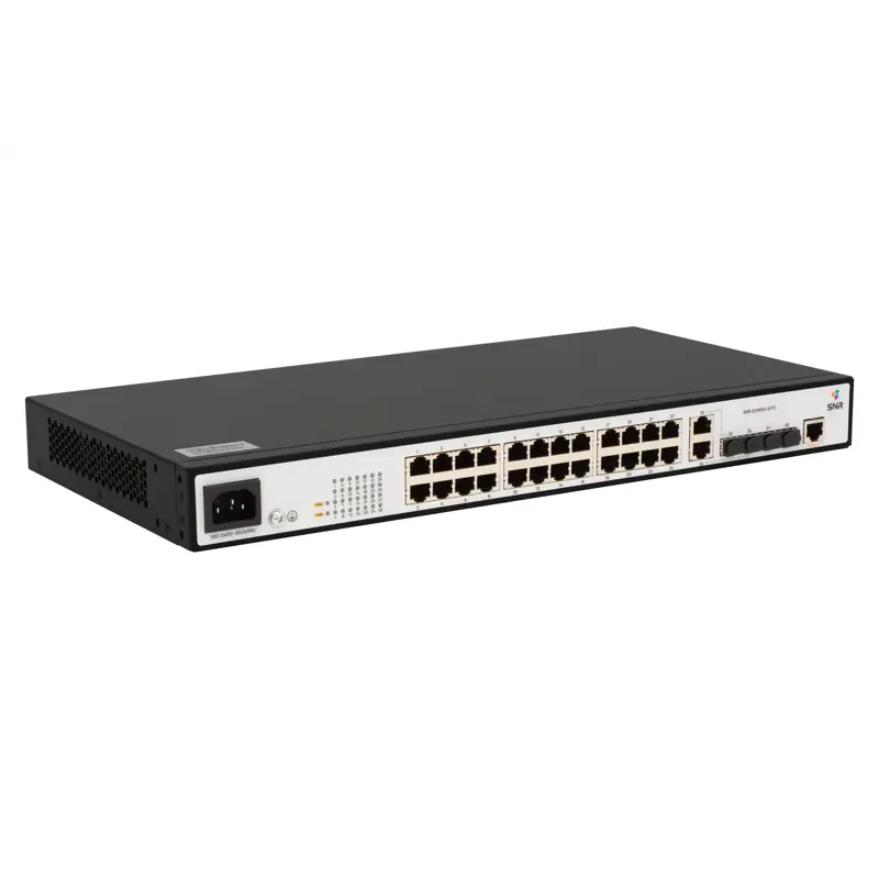 Коммутатор SNR S2985G-24TC-RPS управляемый L2, порты RJ-45 и SFP, кольцевое резервирование ERPS, фото 2