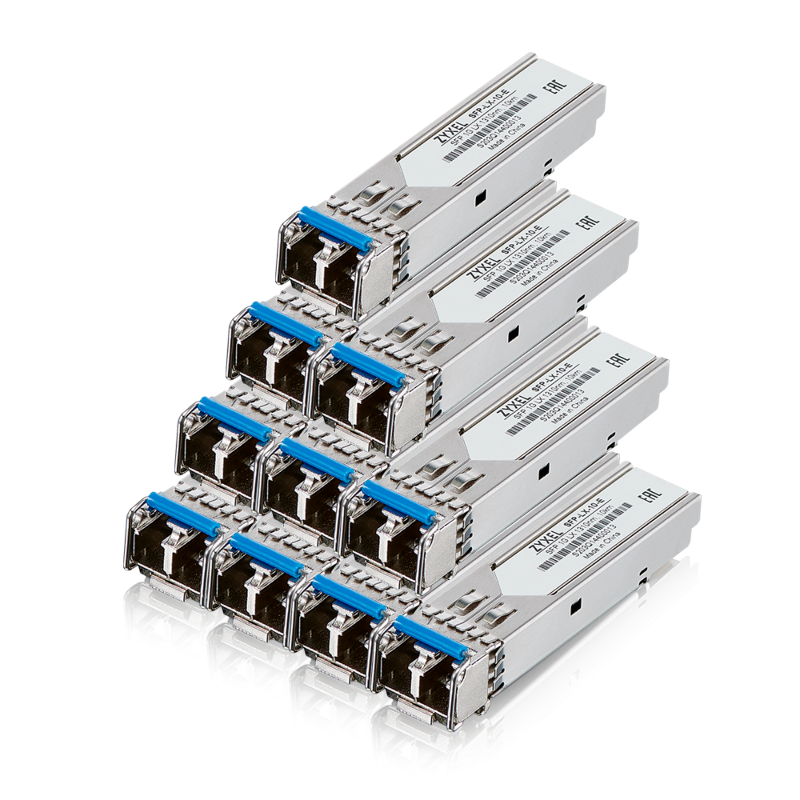 Трансивер Zyxel SFP-LX-10-E, комплект 10 шт., SFP, одномодовый, LC, 1310 нм, до 10 км, фото 2