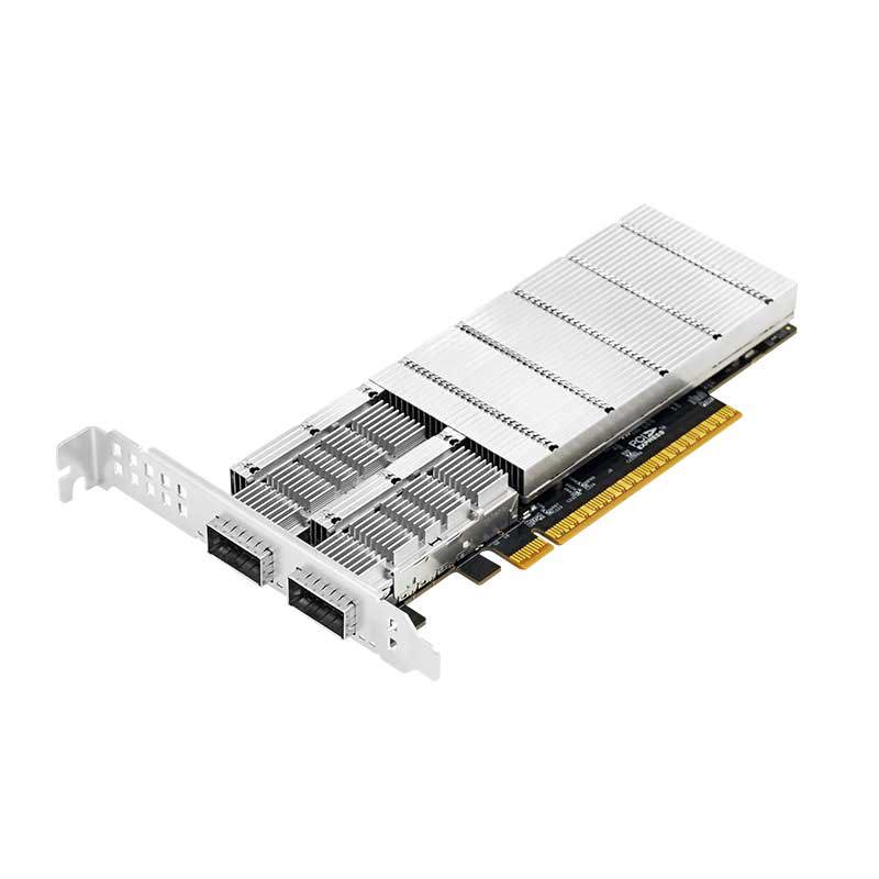 Сетевая карта LR-Link LRES1260PF-2QSFP112, 2 порта 200 Гбит/с, PCIe 5.0 x16, RDMA, фото 2