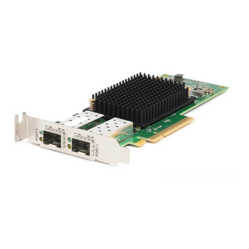 Адаптер Fibre Channel Emulex LPe35002-M2, 2 порта 32 Гбит/с, PCIe 4.0 x8, с трансиверами, фото 2