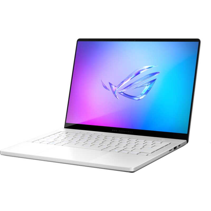 Ноутбук ASUS ROG Zephyrus G14 GA403GM-SY020 14"(2880x1800 OLED 120Hz)/AMD Ryzen AI 9 465(2Ghz)/32768Mb/1024PCISSDGb/noDVD/Ext:nVidia GeForce RTX 5060(8192Mb)/Cam/BT/WiFi/73WHr/war 1y/1.5kg/Platinum White/DOS + +чехол, фото 3