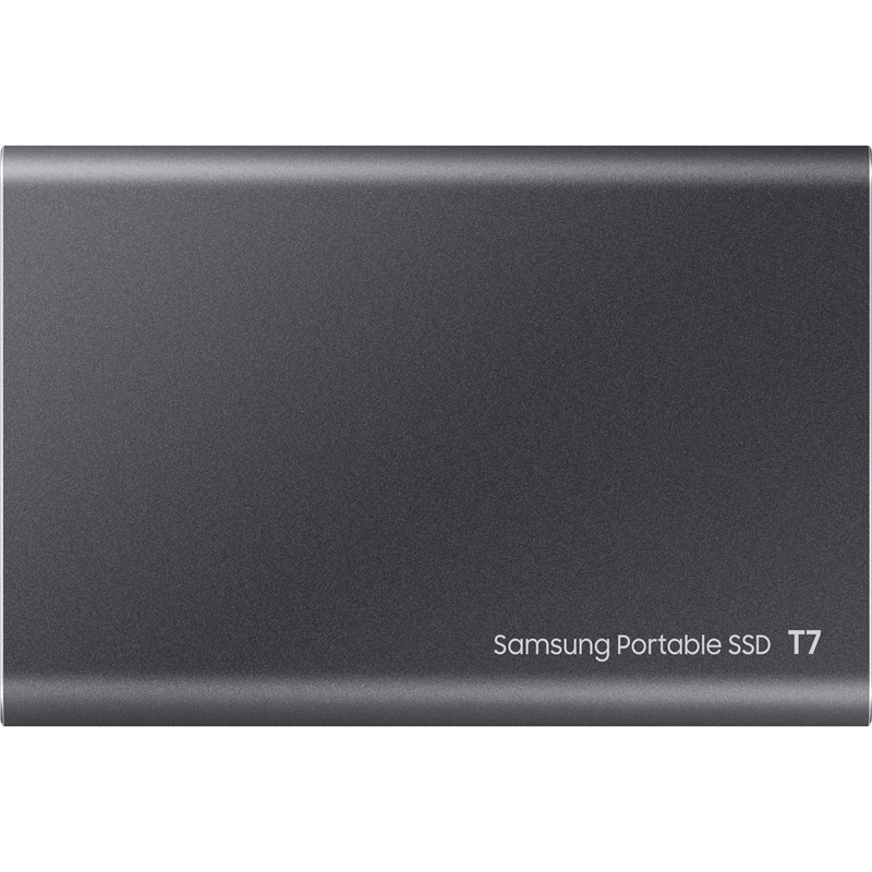 Внешний накопитель Samsung T7, SSD 2 ТБ, USB 3.2 Gen 2 Type-C, чтение 1050 МБ/с, запись 1000 МБ/с, серый, фото 4