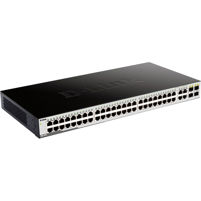 Коммутатор D-Link Unmanaged Switch 48x1000Base-T, неуправляемый, 52 порта RJ-45, 4 порта SFP, фото 2